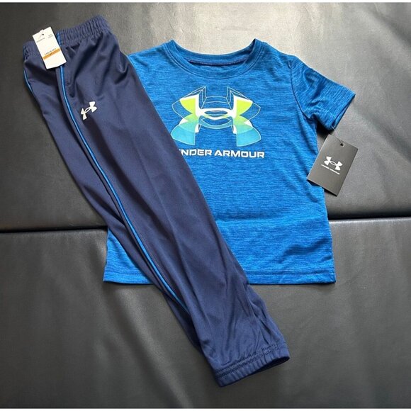 Under Armour Other - NWT Under Armour Jogger & Tee Set Boys Size 3T